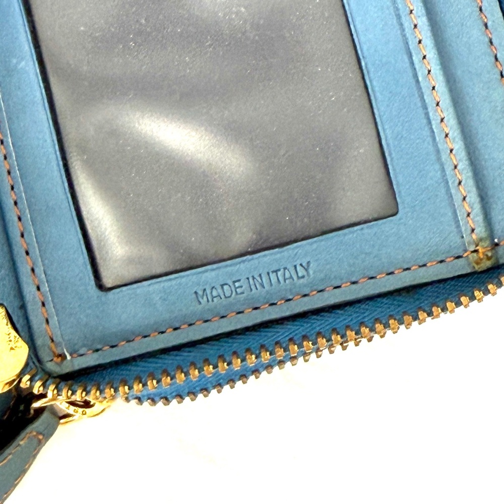 Large VNTG DOONEY & BOURKE Sky Blue Women's Wallet - Picture 10 of 10